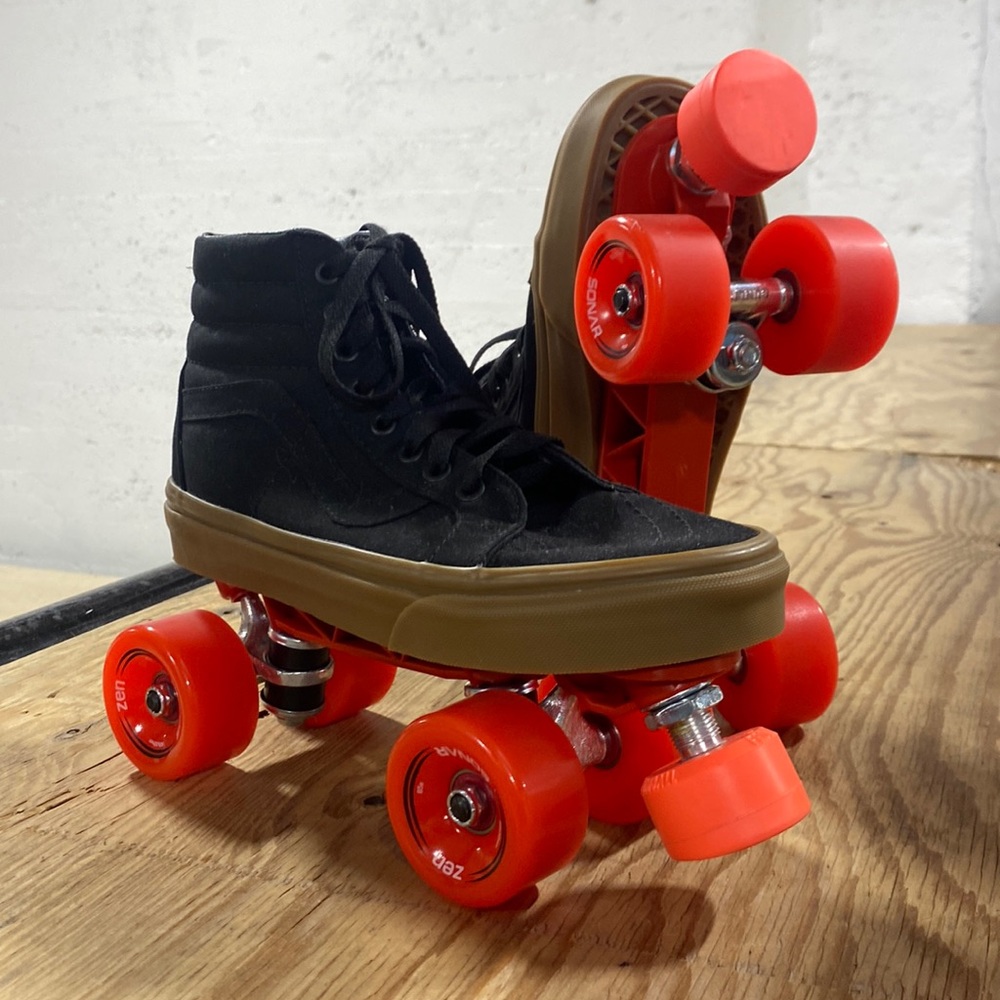 Custom Vans Roller Skates Mens 7.5/Women’s 9.0
